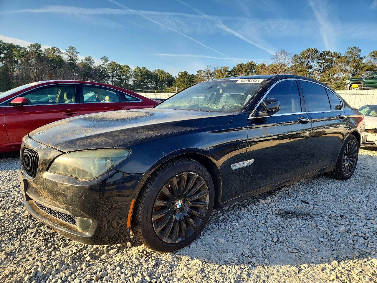 2012 Bmw 750 Черный vin: WBAKC6C5XBC394373
