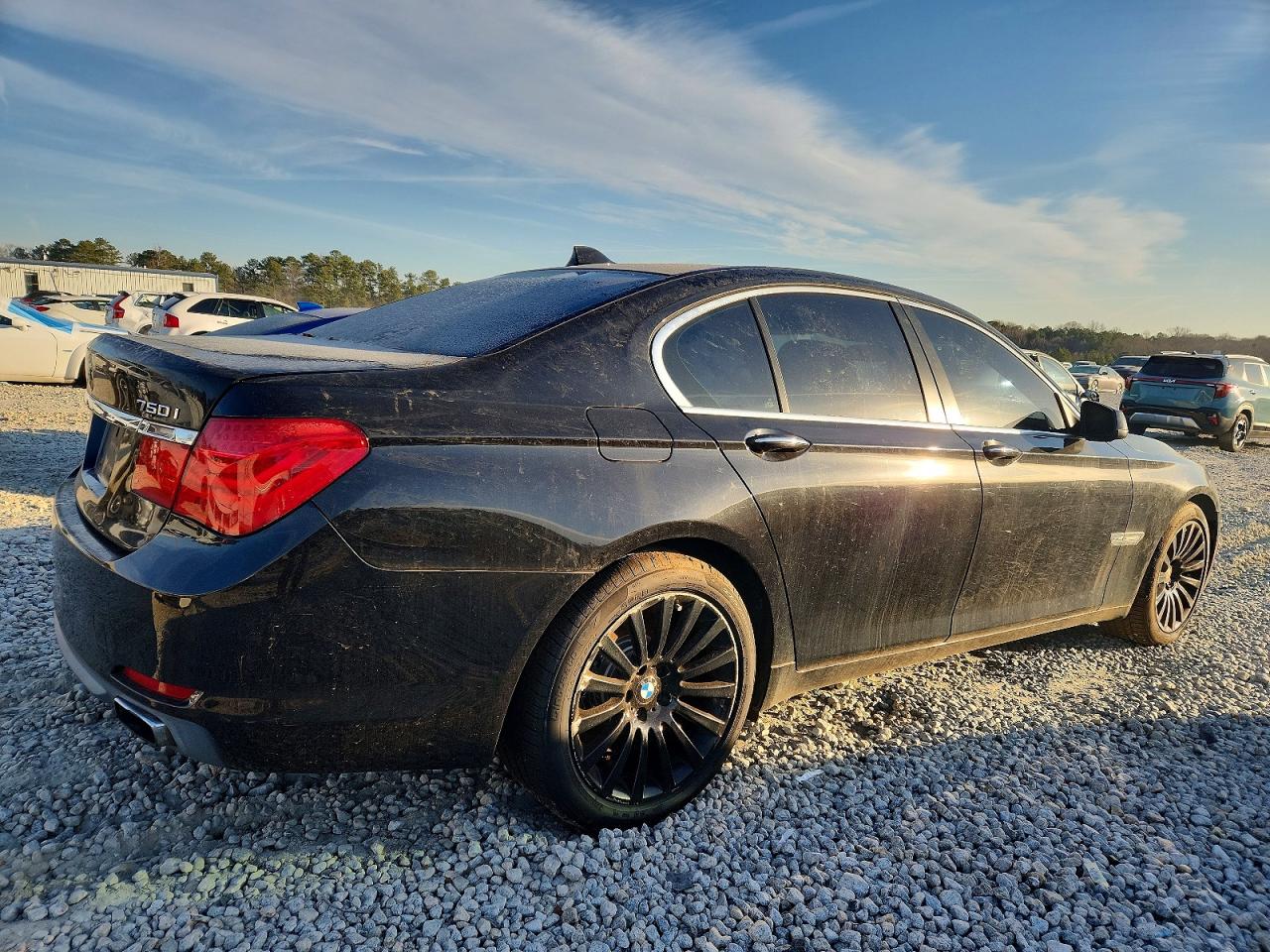 2012 Bmw 750 Black vin: WBAKC6C5XBC394373