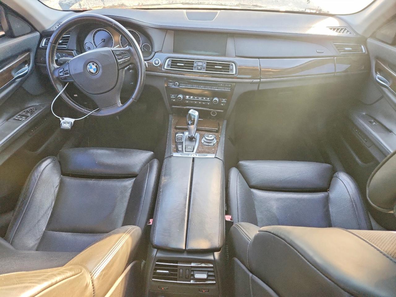 2012 Bmw 750 Black vin: WBAKC6C5XBC394373
