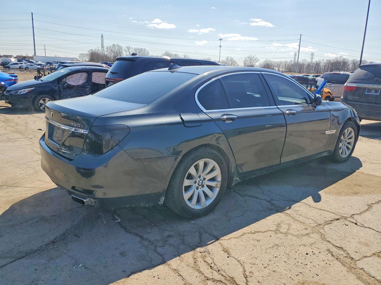 2011 Bmw 750 Xi Black vin: WBAKC6C5XBC395118