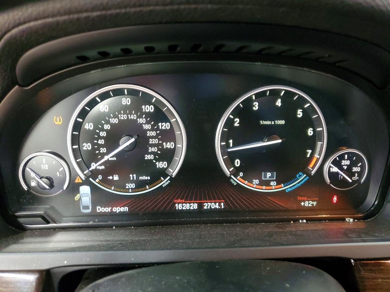 2012 Bmw 750 Xi Gray vin: WBAKC6C5XCC396027