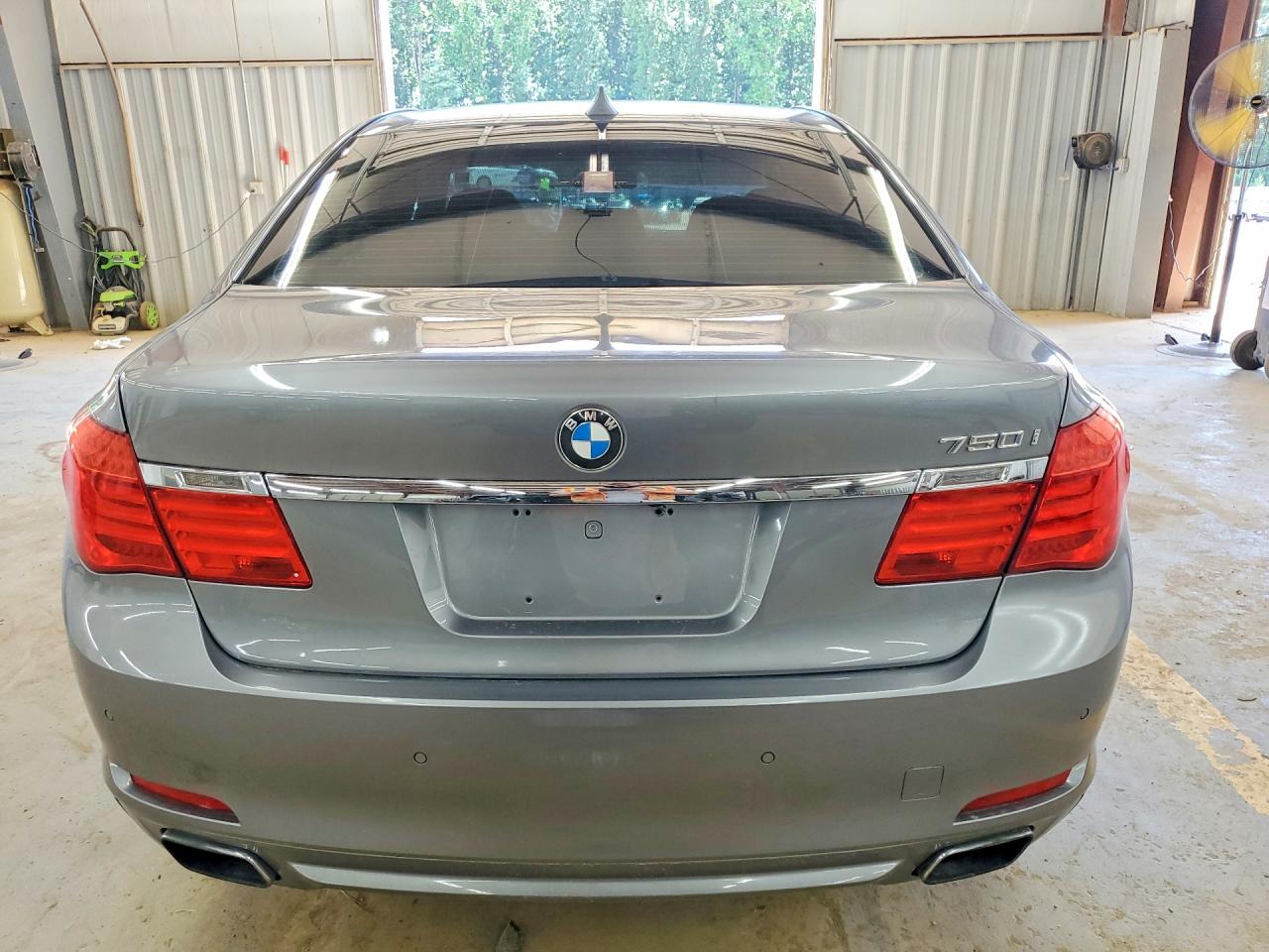 2012 Bmw 750 Xi Gray vin: WBAKC6C5XCC396027