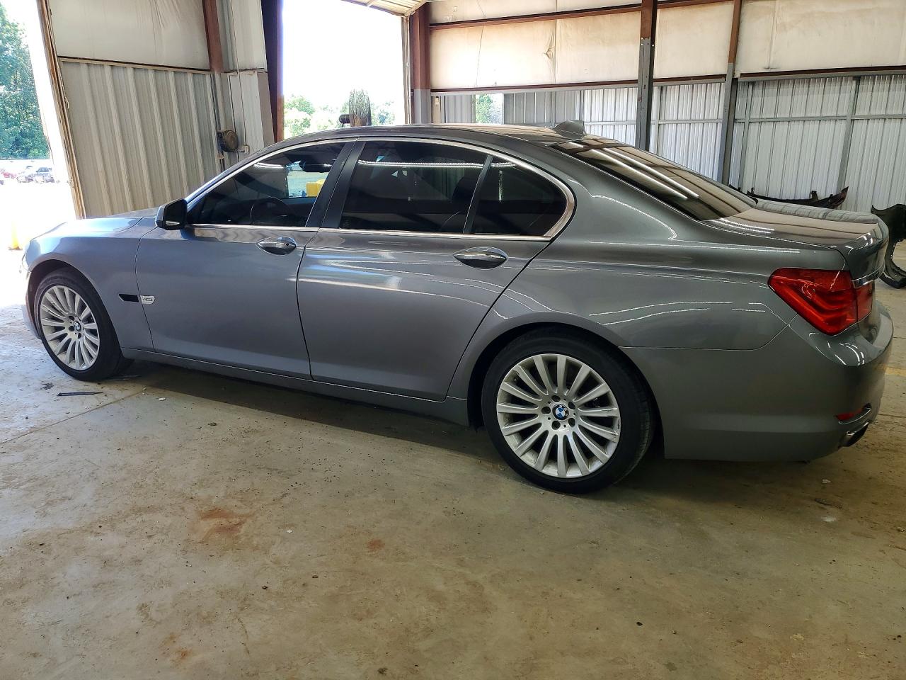 2012 Bmw 750 Xi Gray vin: WBAKC6C5XCC396027