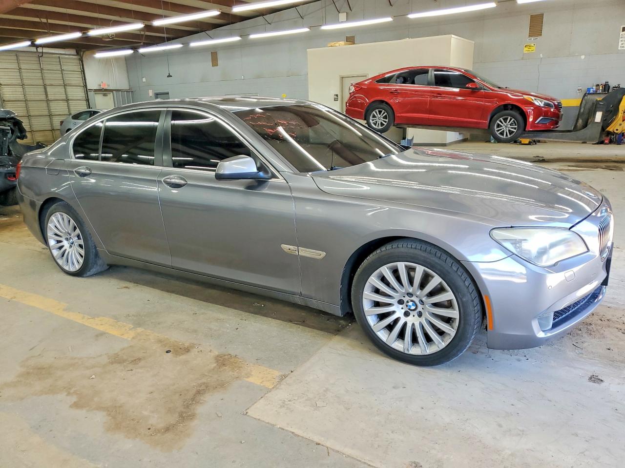 2012 Bmw 750 Xi Gray vin: WBAKC6C5XCC396027