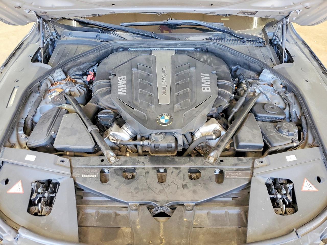 2012 Bmw 750 Xi Gray vin: WBAKC6C5XCC396027