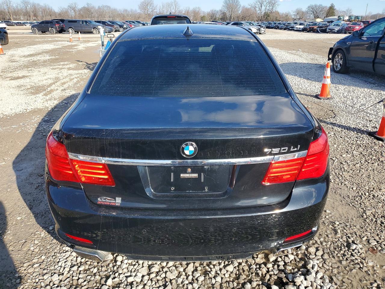2011 Bmw 750 Lxi Black vin: WBAKC8C50BC431717