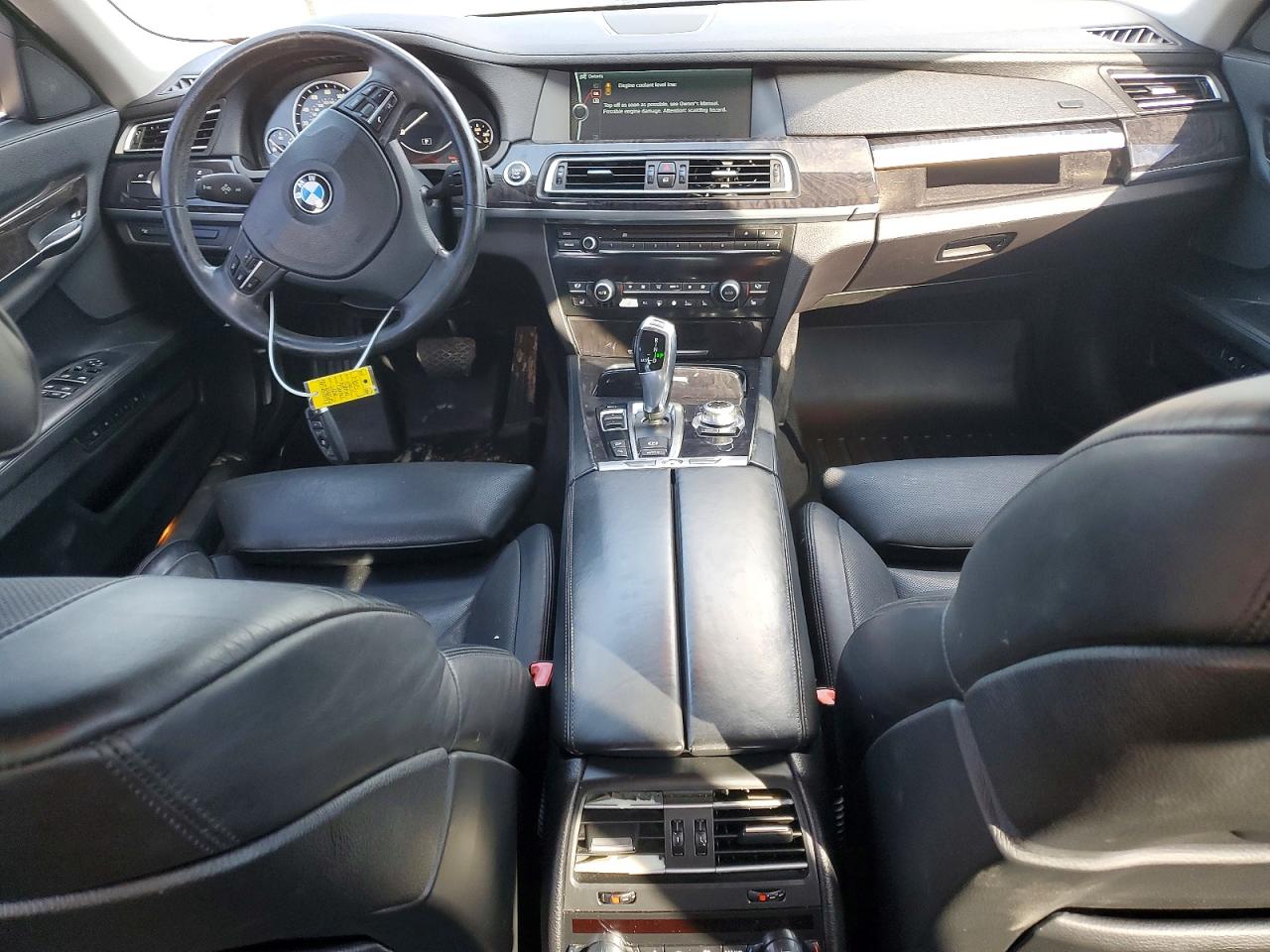 2011 Bmw 750 Lxi Black vin: WBAKC8C50BC431717