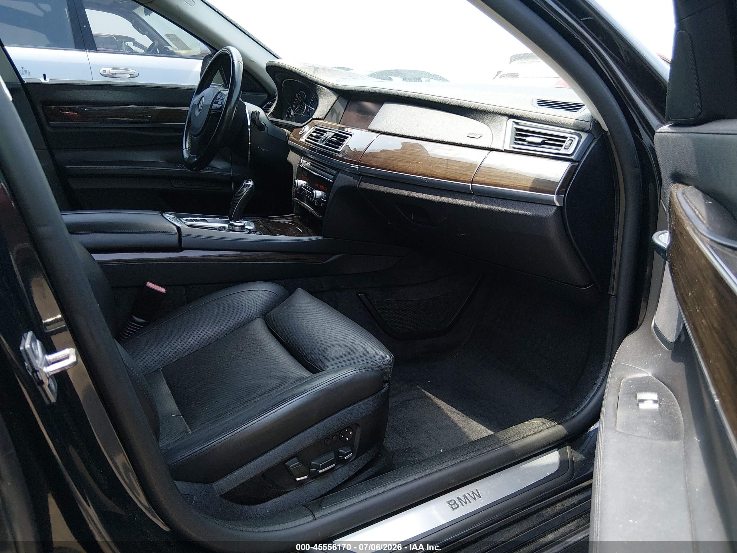 2011 Bmw 750li Xdrive Black vin: WBAKC8C50BC432902