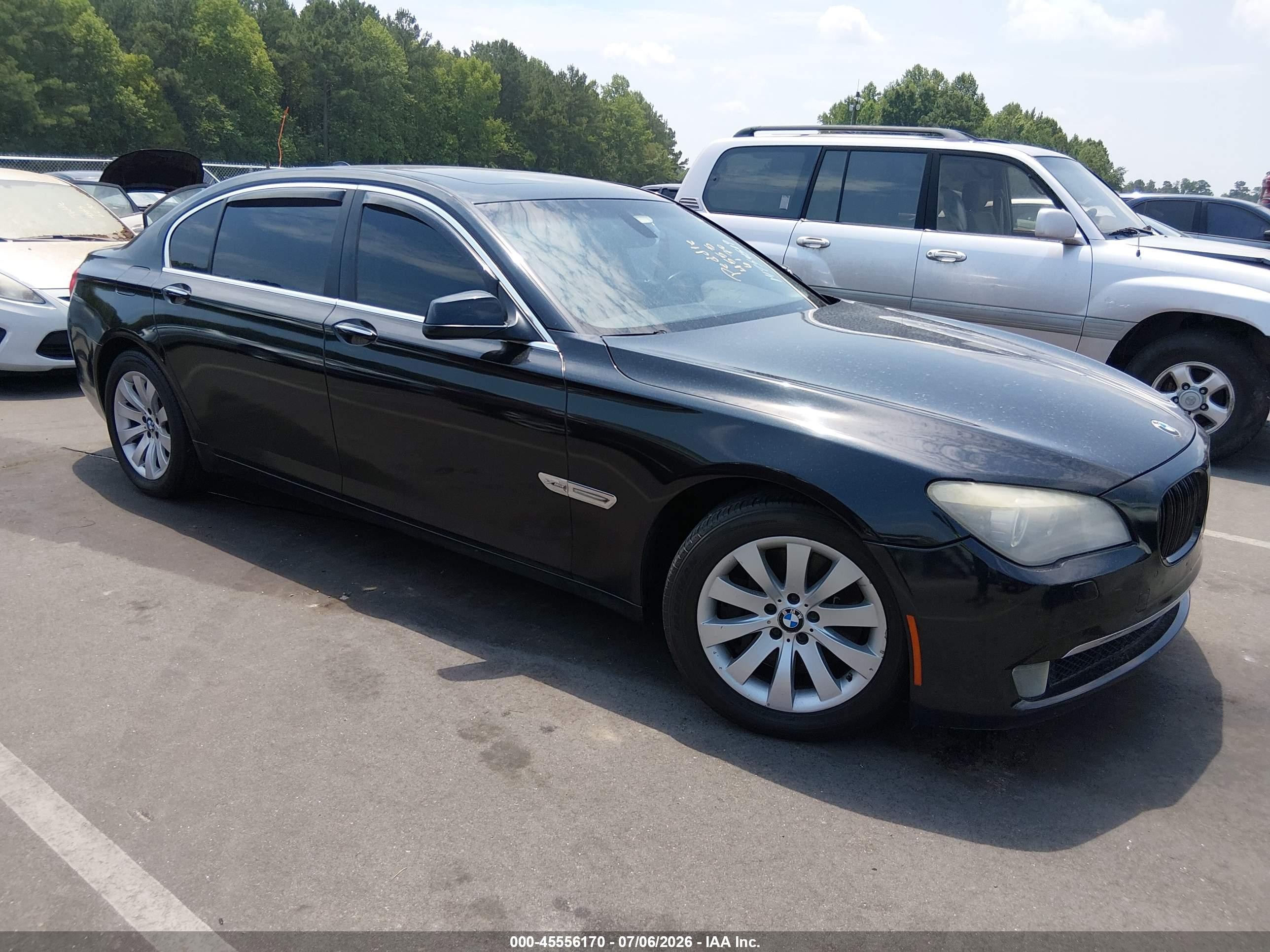 2011 Bmw 750li Xdrive Black vin: WBAKC8C50BC432902