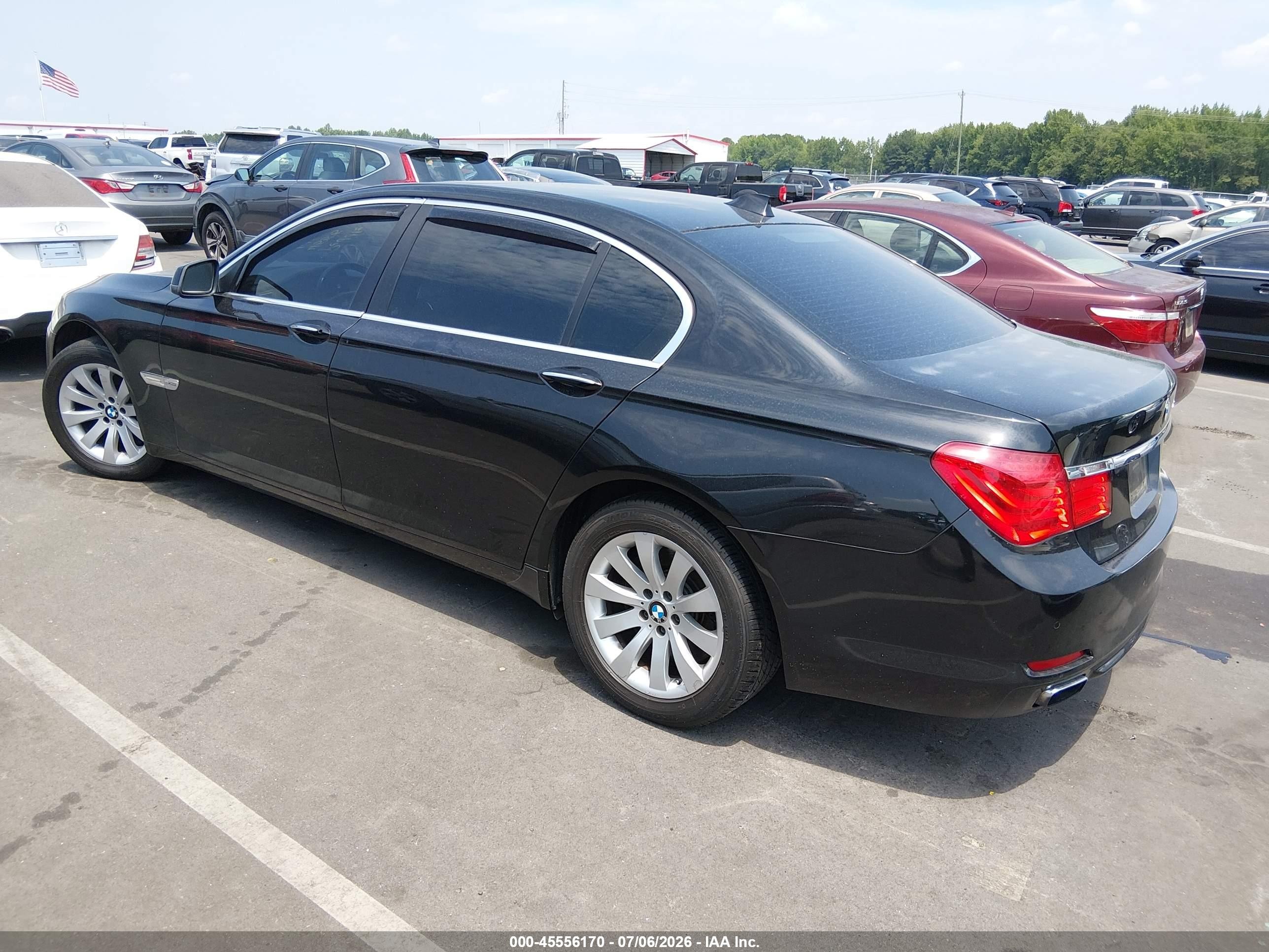 2011 Bmw 750li Xdrive Black vin: WBAKC8C50BC432902