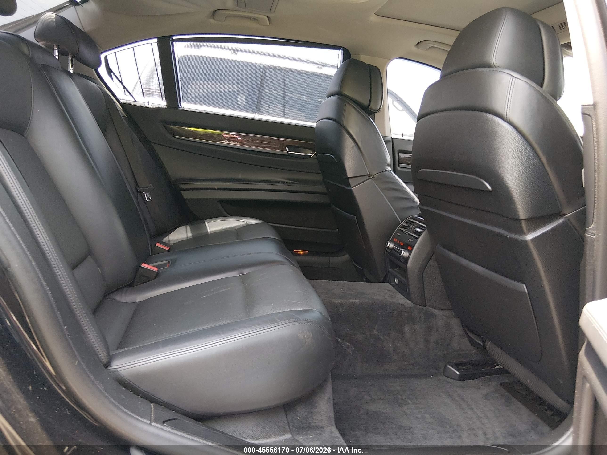 2011 Bmw 750li Xdrive Black vin: WBAKC8C50BC432902