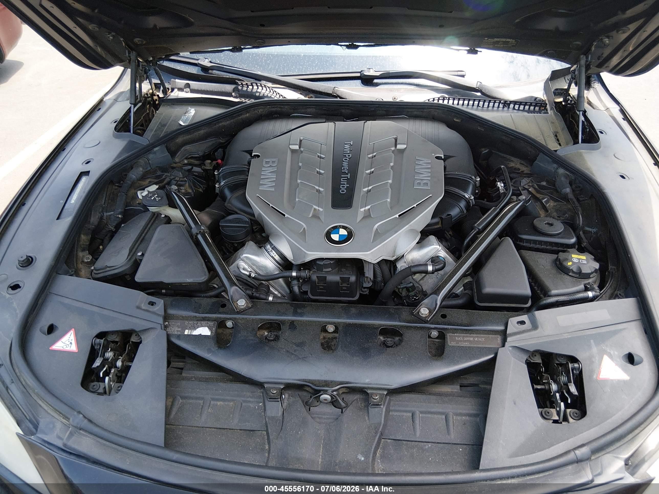 2011 Bmw 750li Xdrive Black vin: WBAKC8C50BC432902
