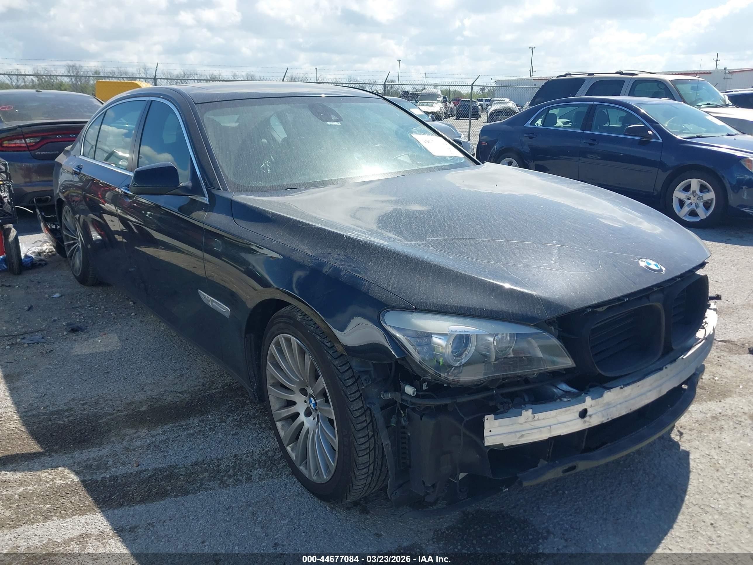 2012 Bmw 750li Xdrive Black vin: WBAKC8C50CC434912