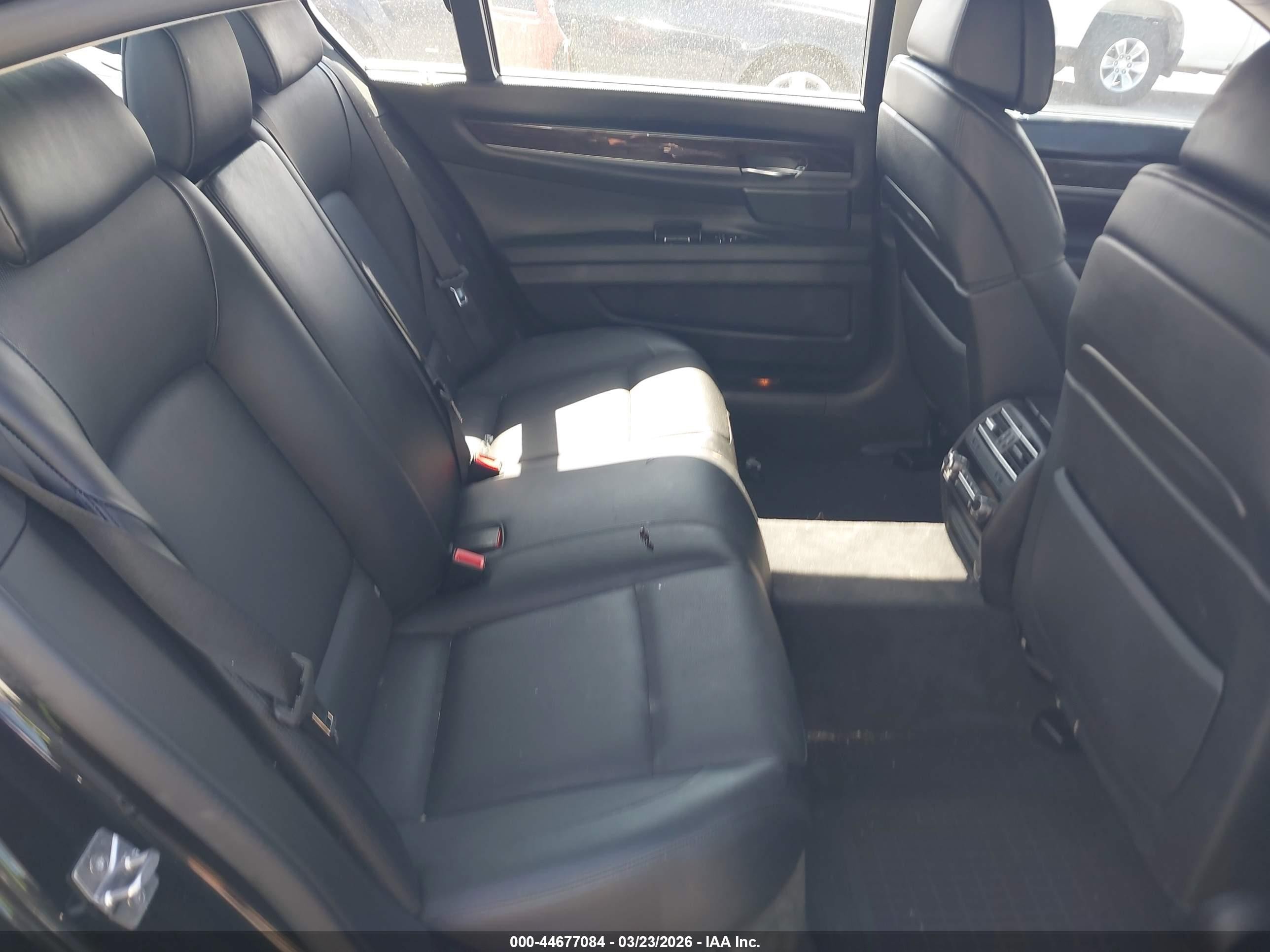 2012 Bmw 750li Xdrive Black vin: WBAKC8C50CC434912