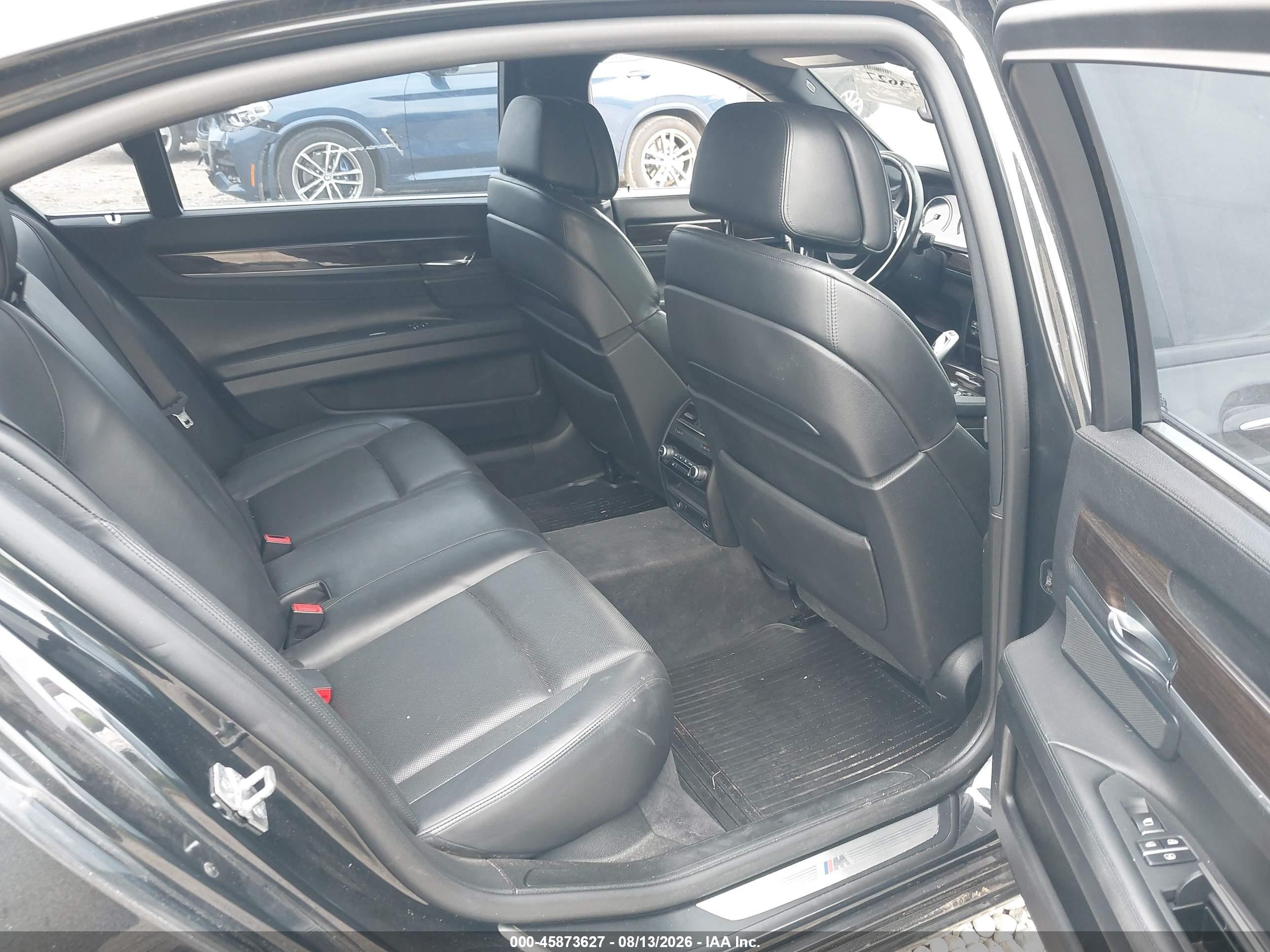 2012 Bmw 750li Xdrive Black vin: WBAKC8C50CC437471