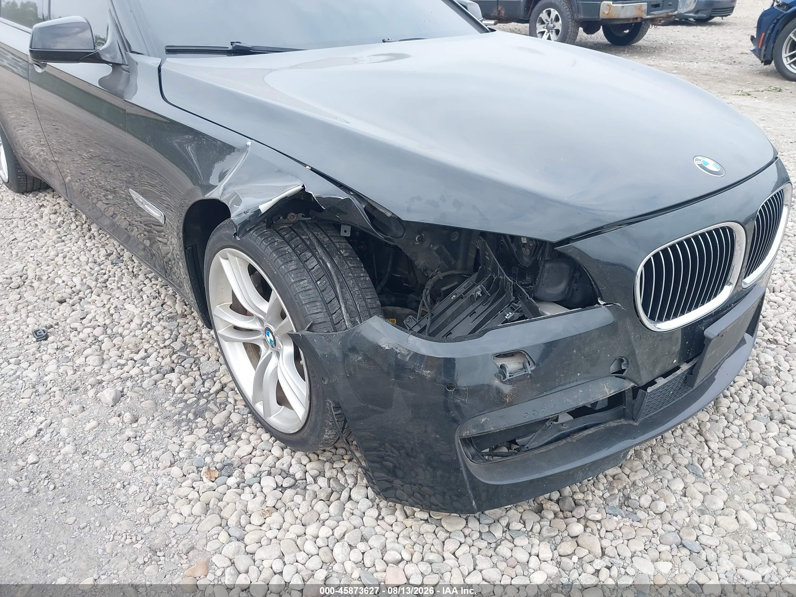 2012 Bmw 750li Xdrive Black vin: WBAKC8C50CC437471
