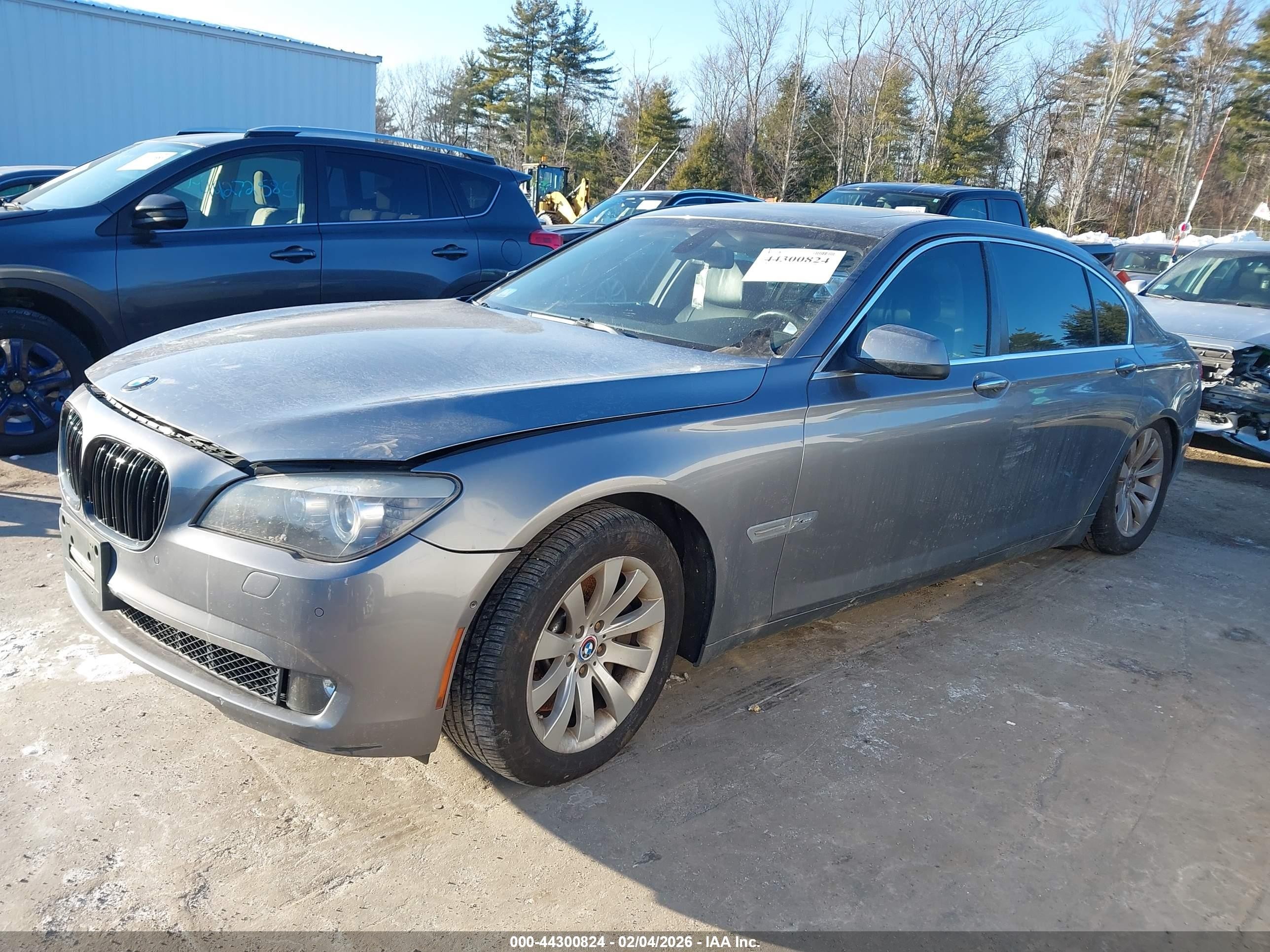 2010 Bmw 750li Xdrive Gray vin: WBAKC8C51AC430221