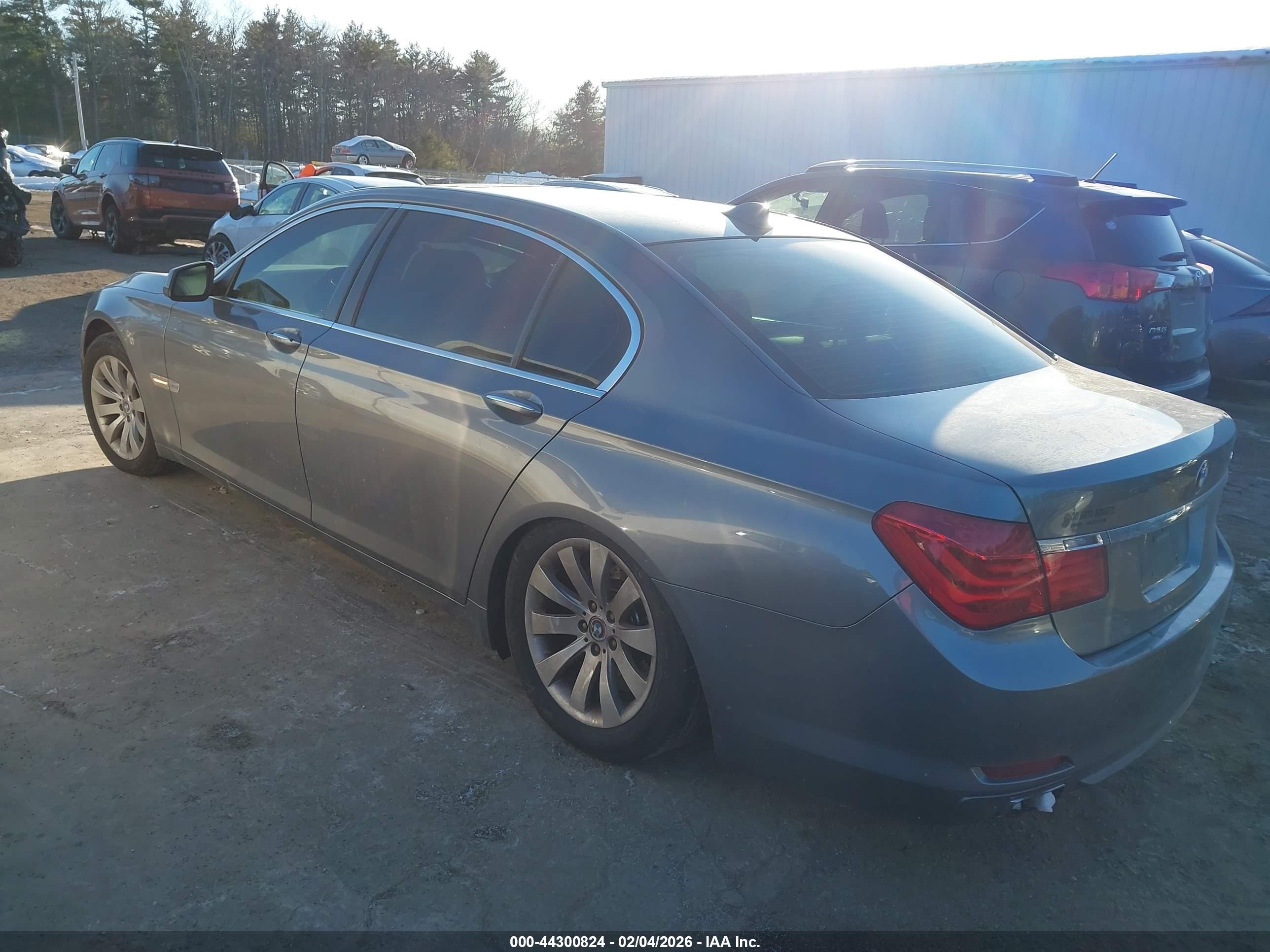 2010 Bmw 750li Xdrive Gray vin: WBAKC8C51AC430221