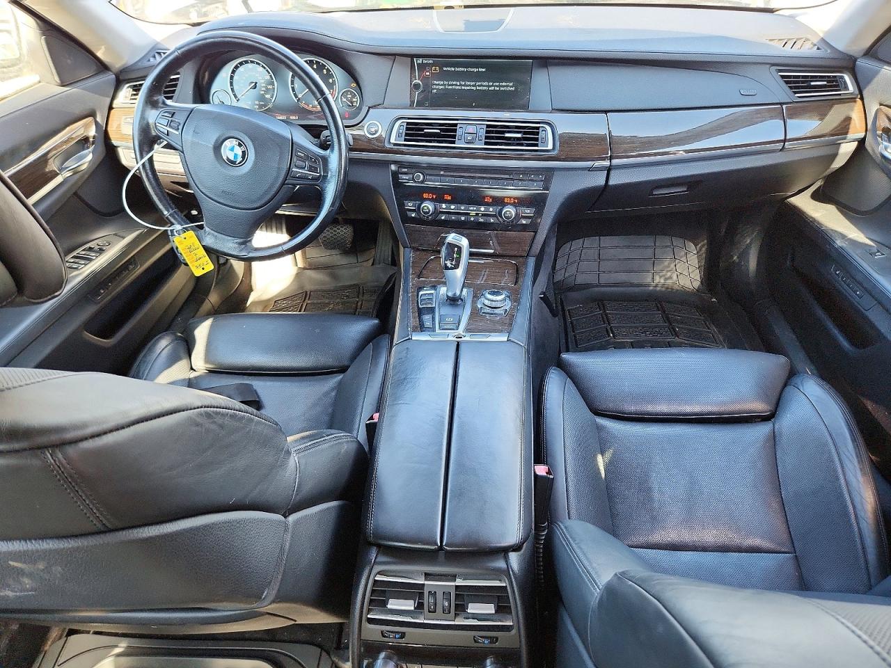 2011 Bmw 750 Lxi Silver vin: WBAKC8C51BC431774