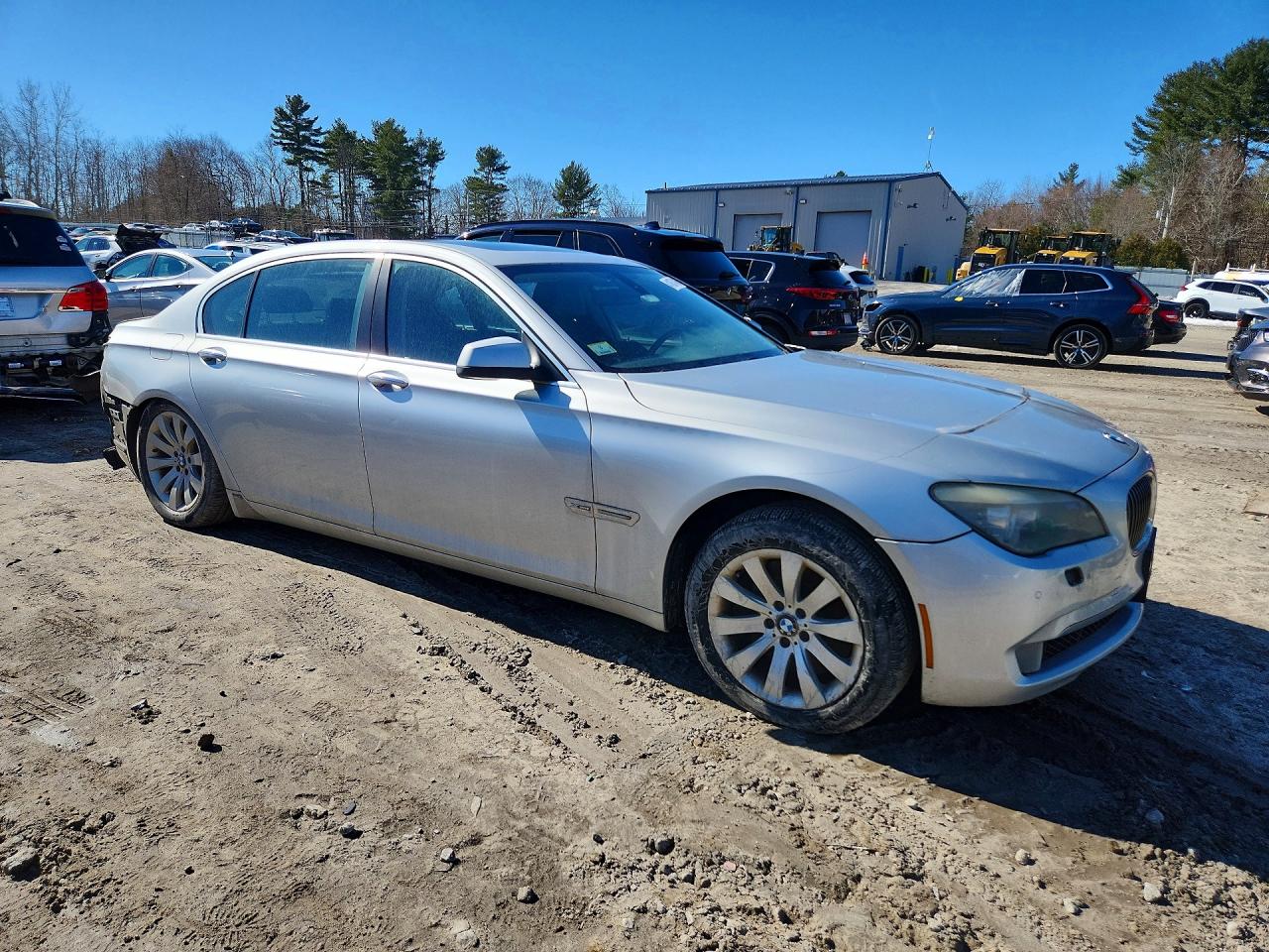 2011 Bmw 750 Lxi Silver vin: WBAKC8C51BC431774