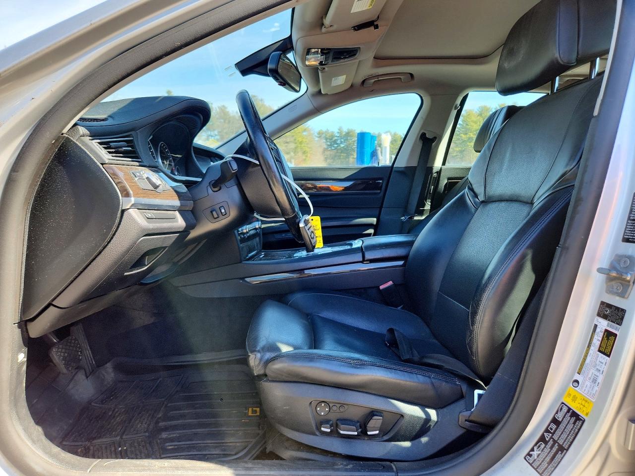 2011 Bmw 750 Lxi Silver vin: WBAKC8C51BC431774