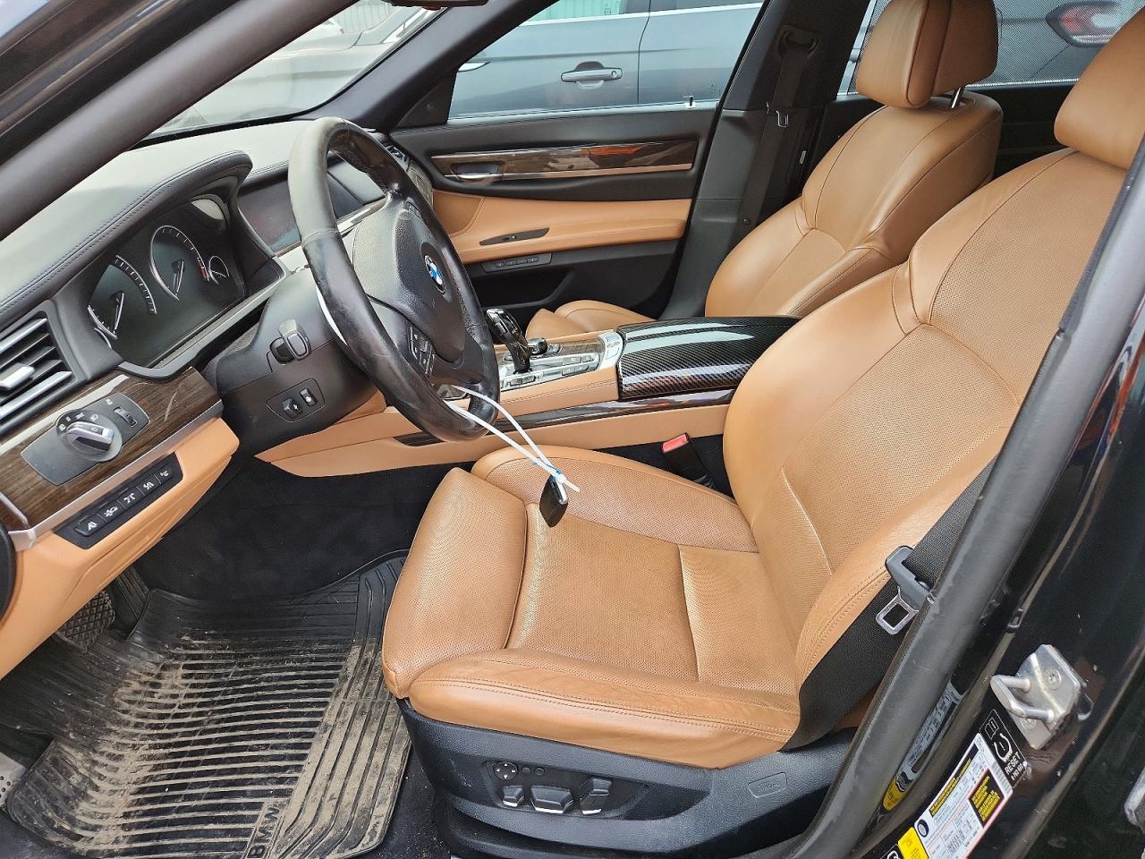 2011 Bmw 750 Lxi Black vin: WBAKC8C51BC433184