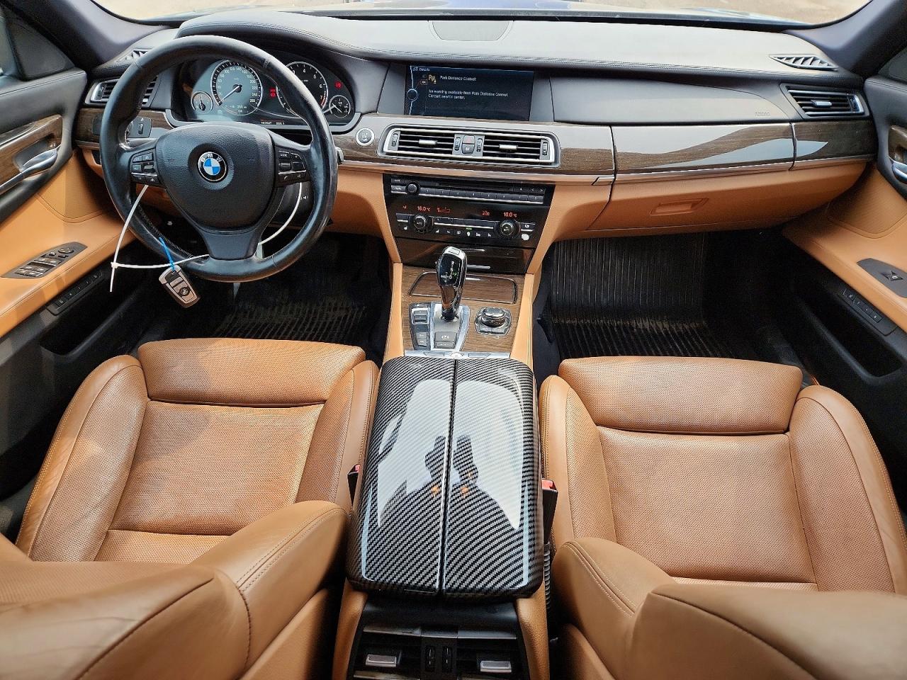 2011 Bmw 750 Lxi Black vin: WBAKC8C51BC433184