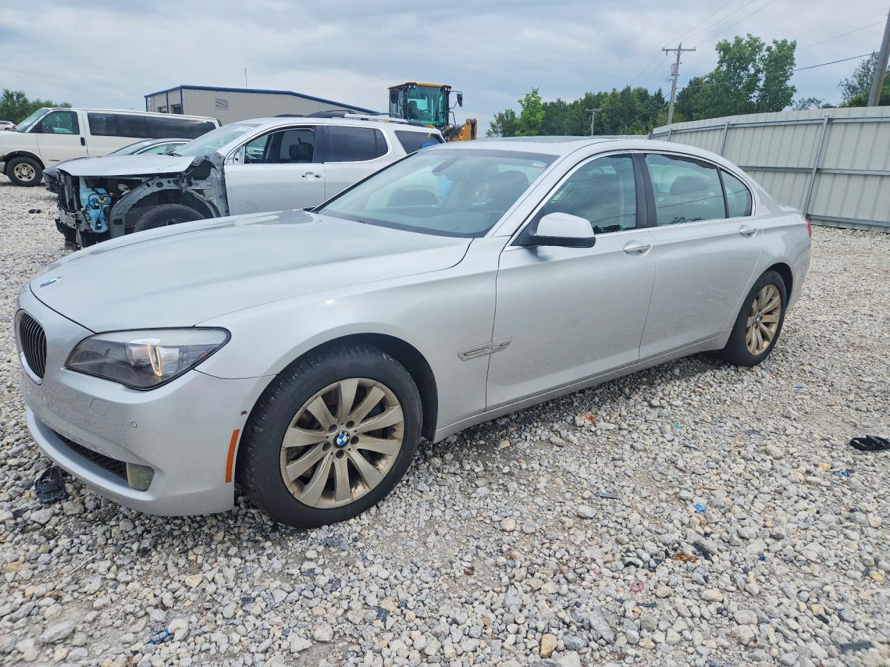 2011 Bmw 750 Lxi Серебряный vin: WBAKC8C51BC434514