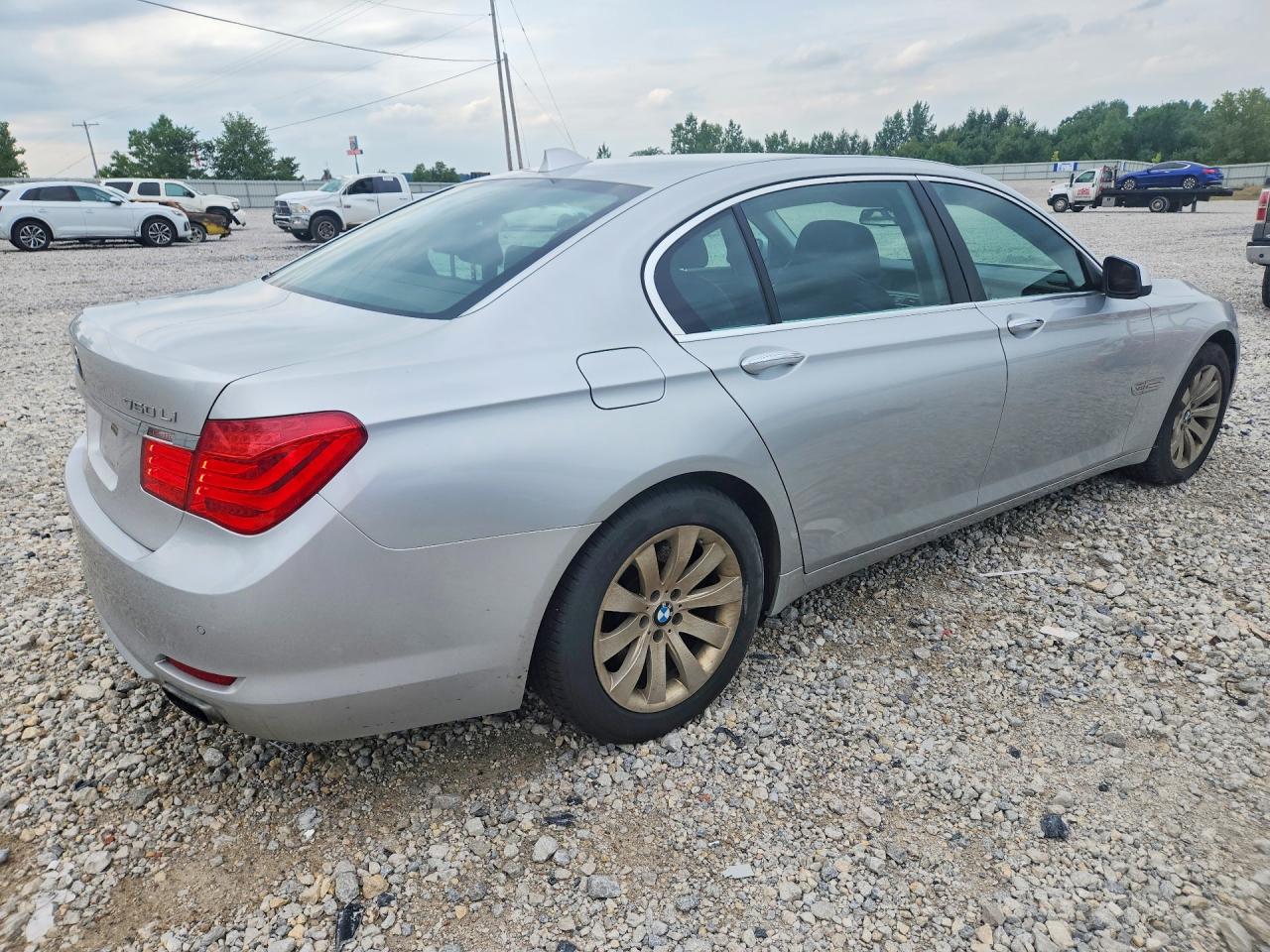 2011 Bmw 750 Lxi Silver vin: WBAKC8C51BC434514