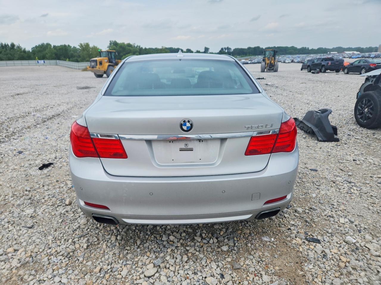 2011 Bmw 750 Lxi Silver vin: WBAKC8C51BC434514