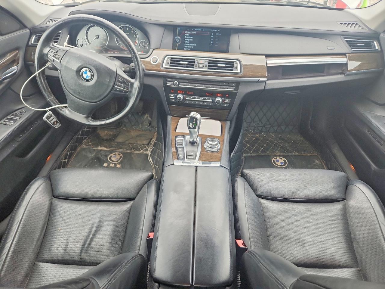 2011 Bmw 750 Lxi Silver vin: WBAKC8C51BC434514