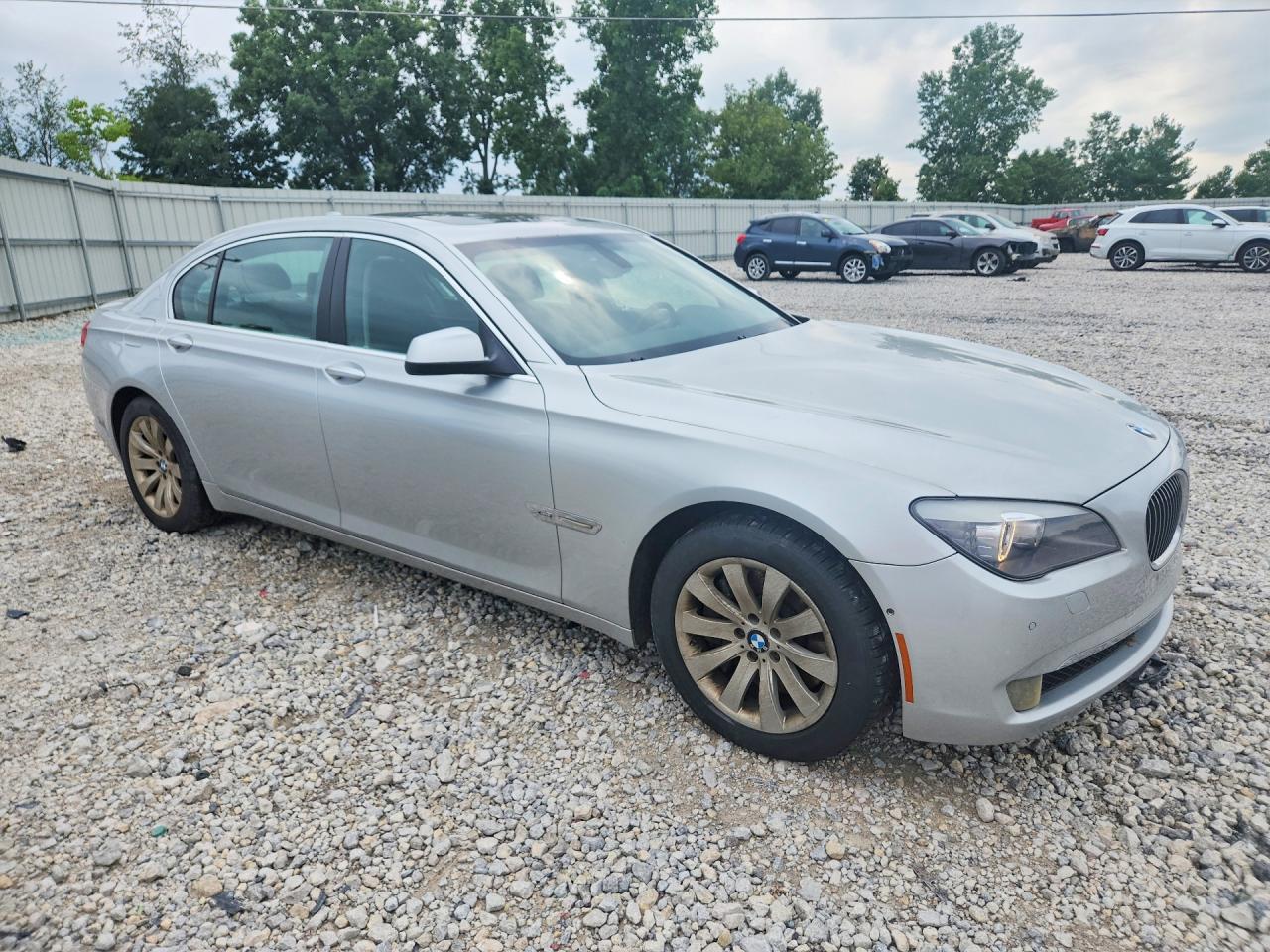 2011 Bmw 750 Lxi Silver vin: WBAKC8C51BC434514