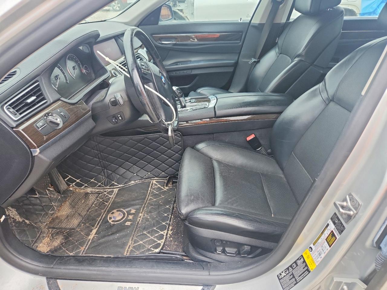 2011 Bmw 750 Lxi Silver vin: WBAKC8C51BC434514