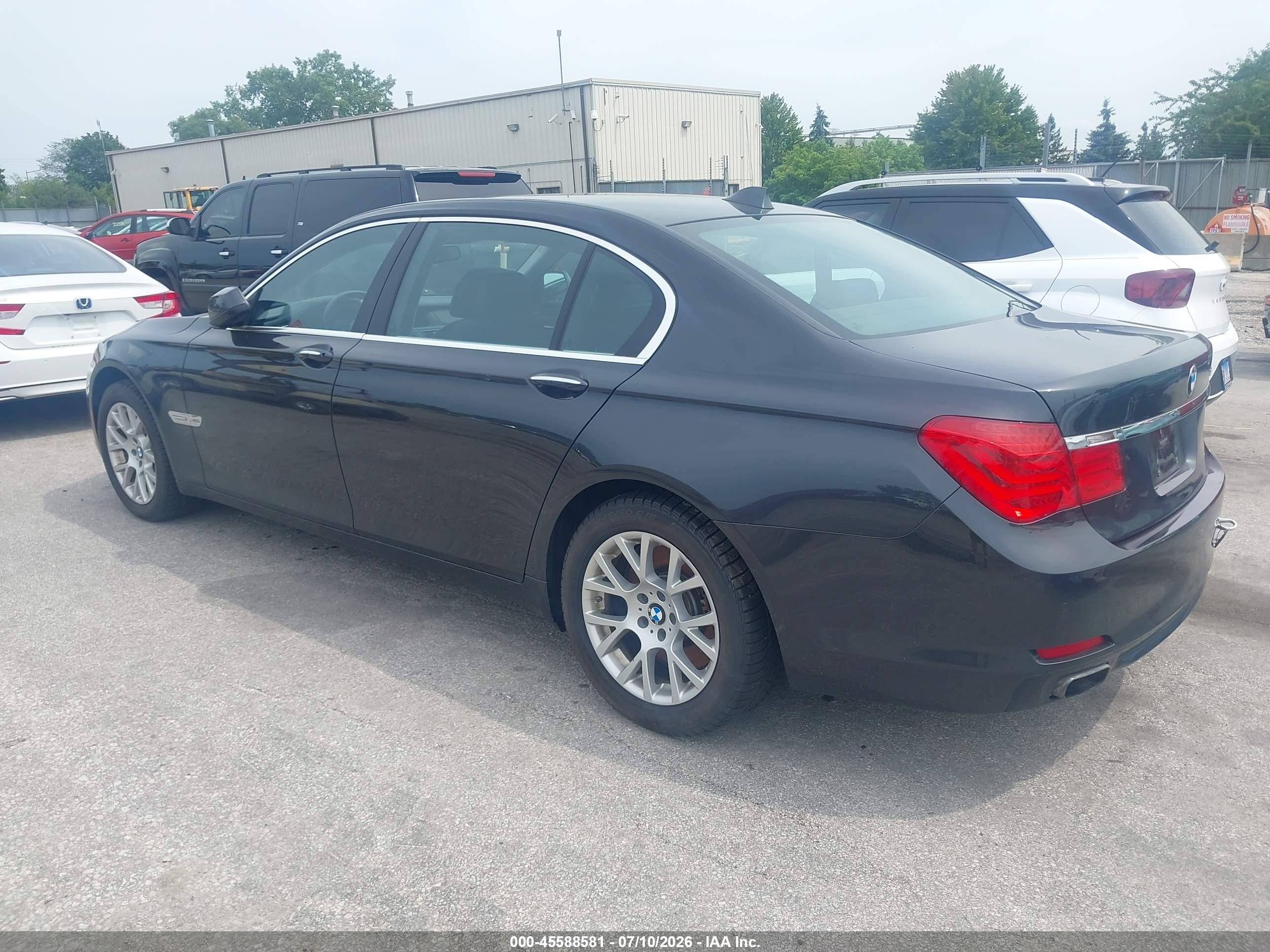 2012 Bmw 750li Xdrive Gray vin: WBAKC8C51CC437074