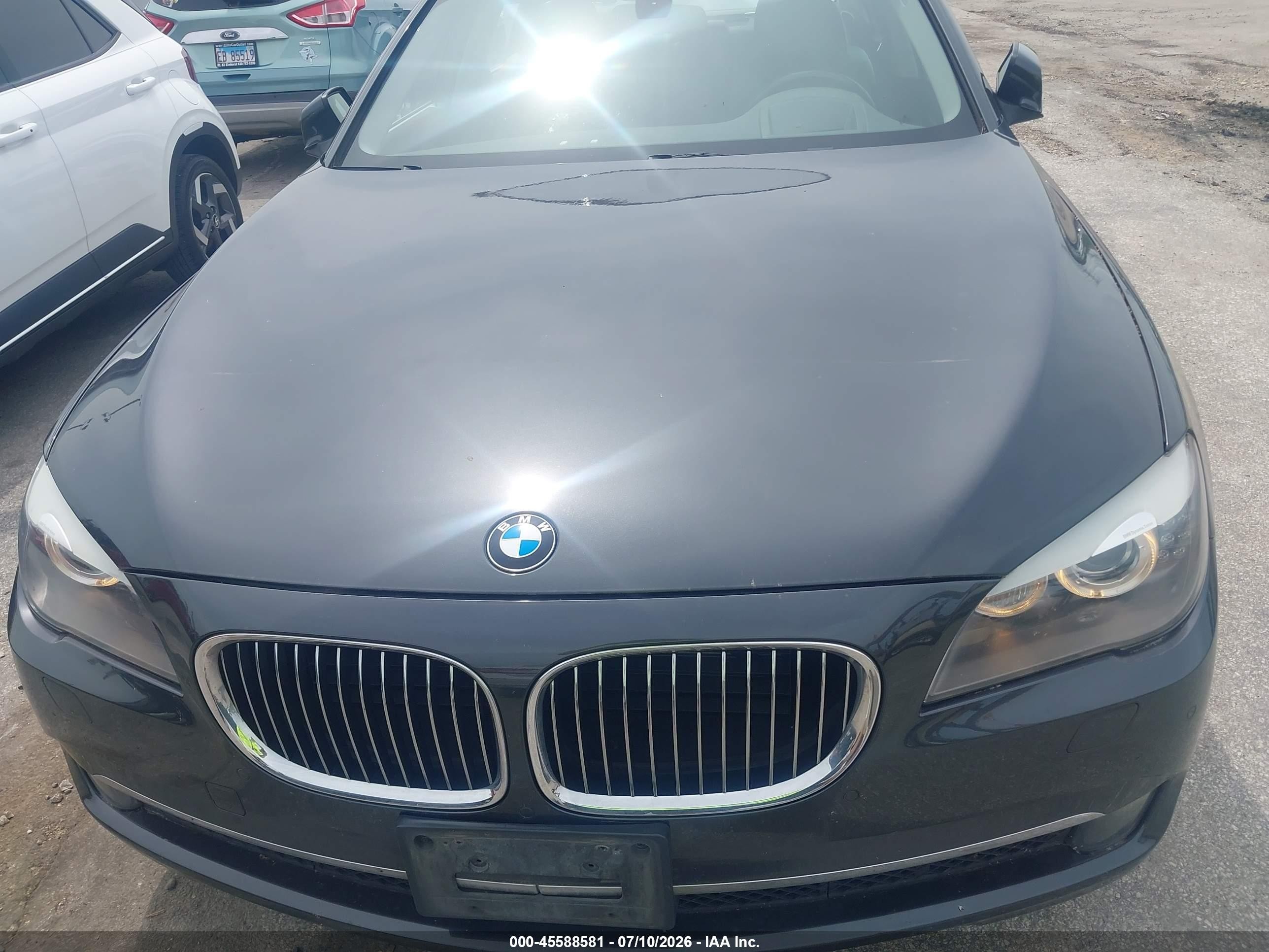 2012 Bmw 750li Xdrive Gray vin: WBAKC8C51CC437074