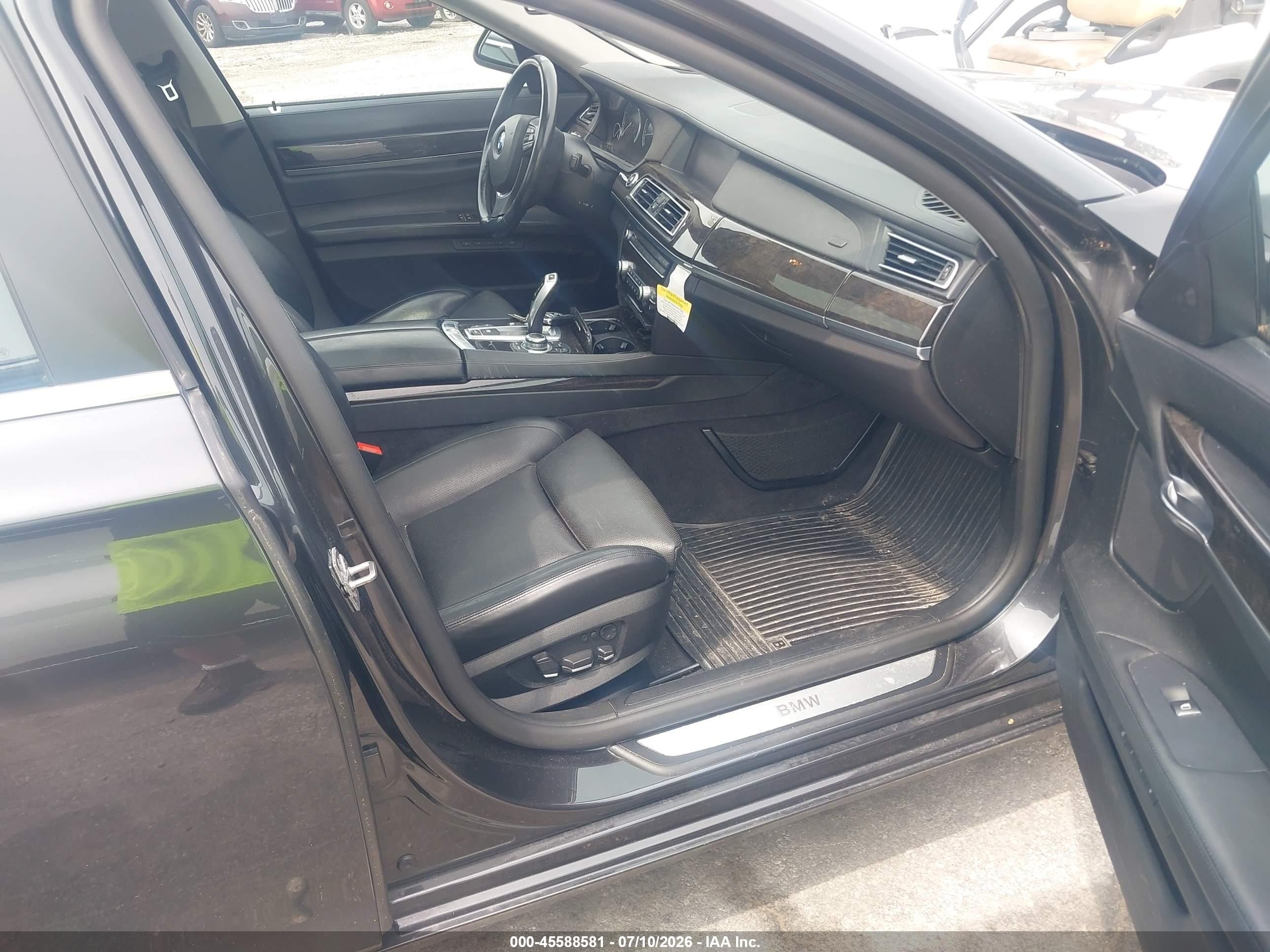 2012 Bmw 750li Xdrive Gray vin: WBAKC8C51CC437074