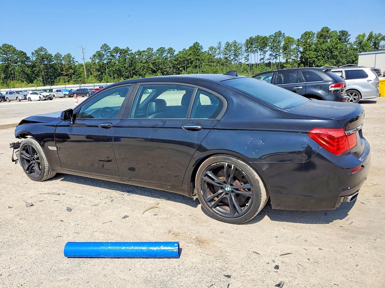 2012 Bmw 750 Lxi Black vin: WBAKC8C51CC437396