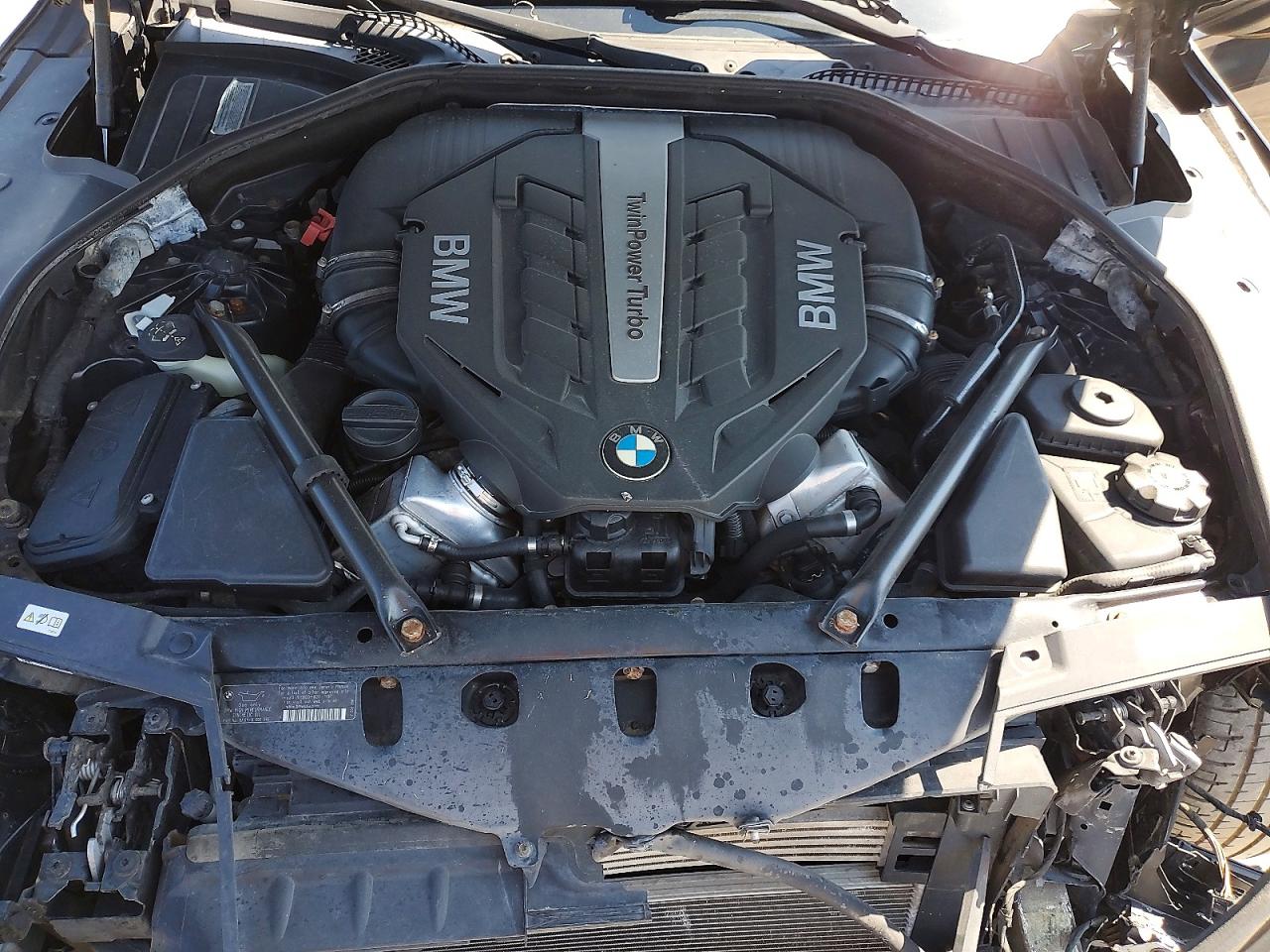 2012 Bmw 750 Lxi Black vin: WBAKC8C51CC437396