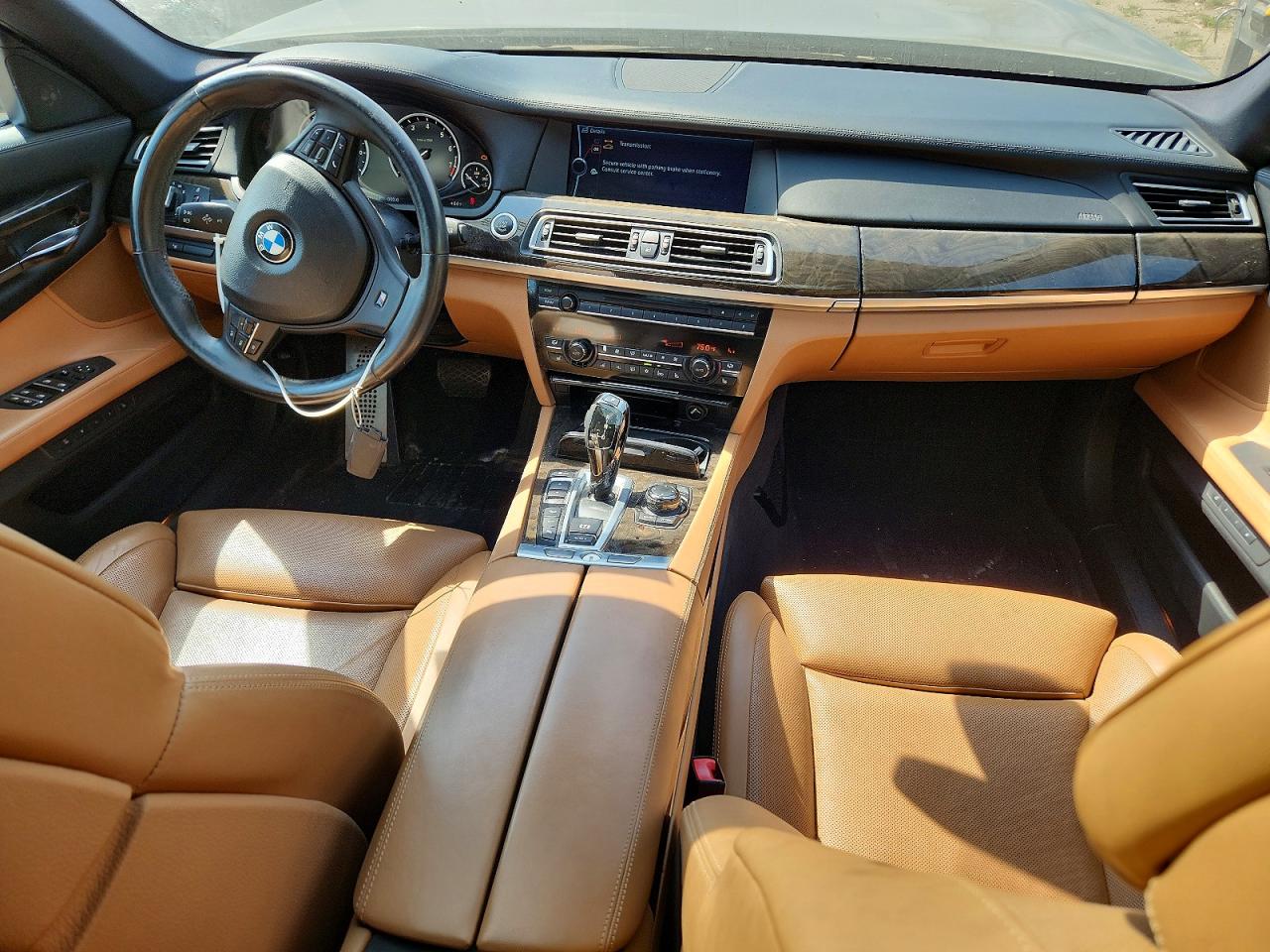 2012 Bmw 750 Lxi Black vin: WBAKC8C51CC437706