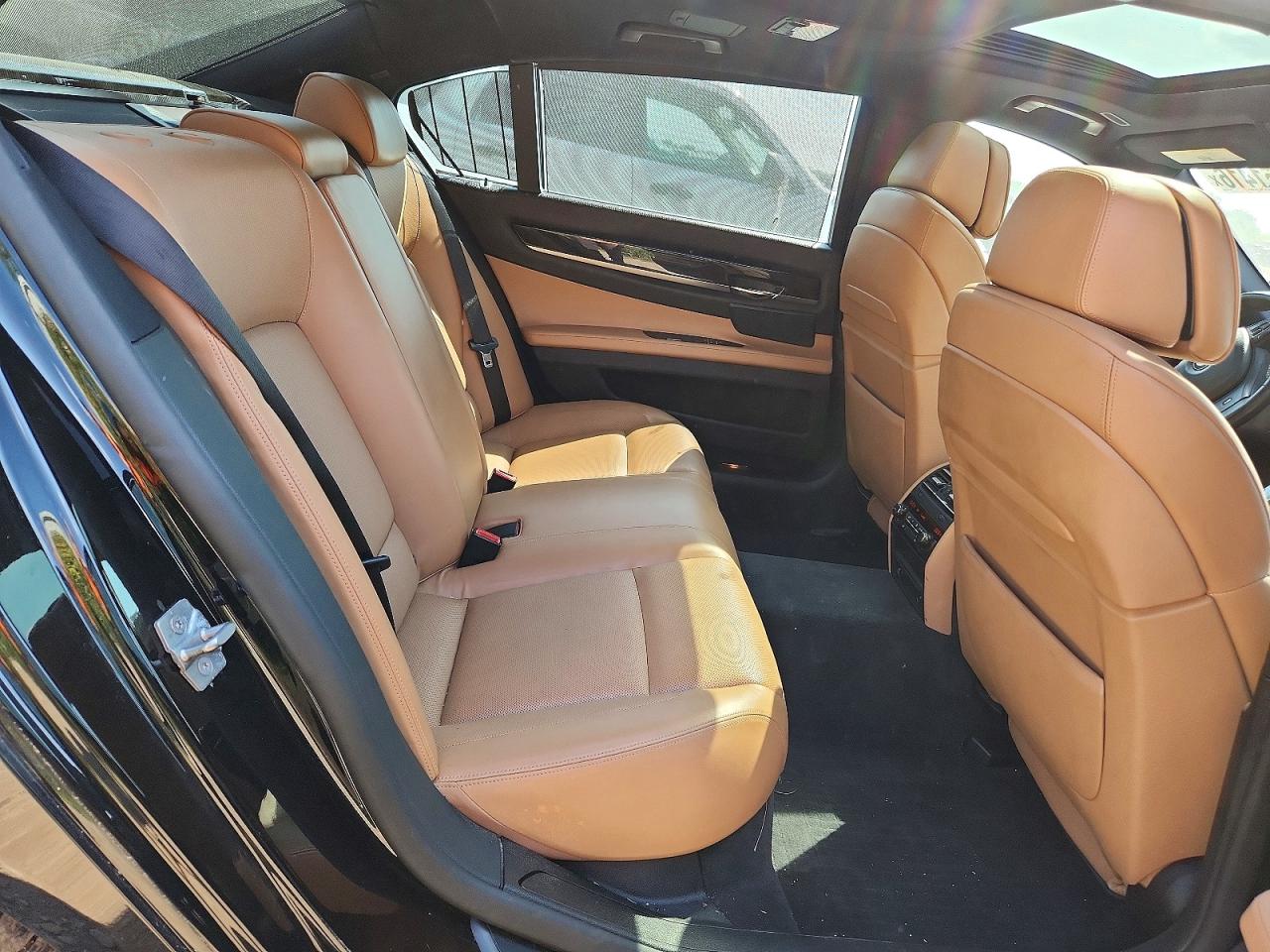 2012 Bmw 750 Lxi Black vin: WBAKC8C51CC437706