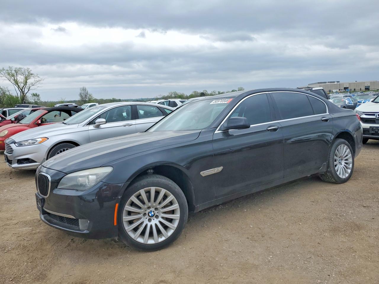 2010 Bmw 750 Li Xdrive Black vin: WBAKC8C52ACY68536