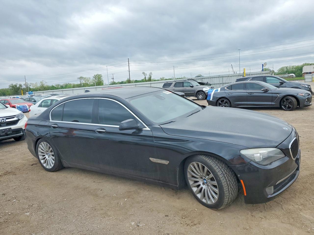 2010 Bmw 750 Li Xdrive Black vin: WBAKC8C52ACY68536