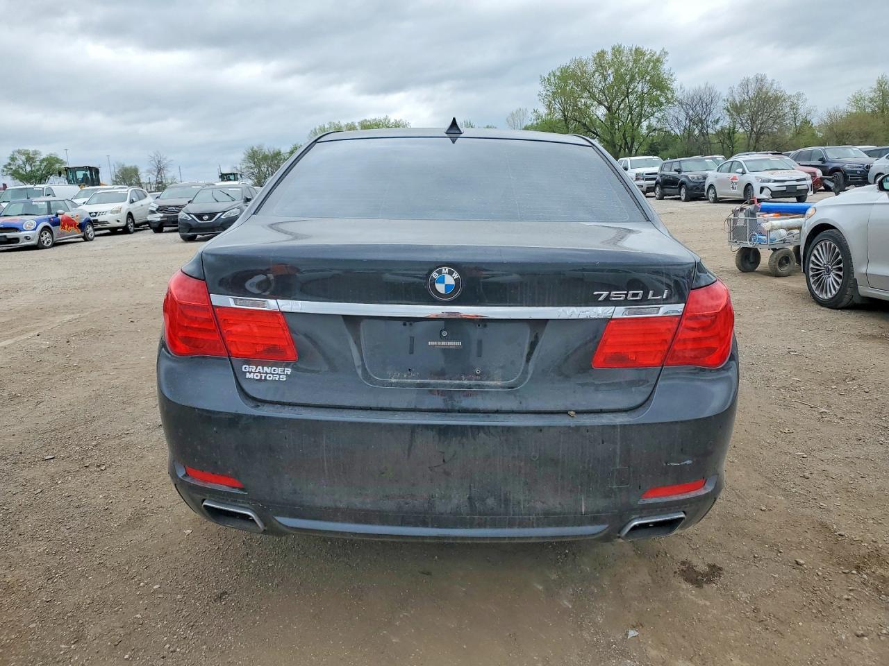 2010 Bmw 750 Li Xdrive Black vin: WBAKC8C52ACY68536