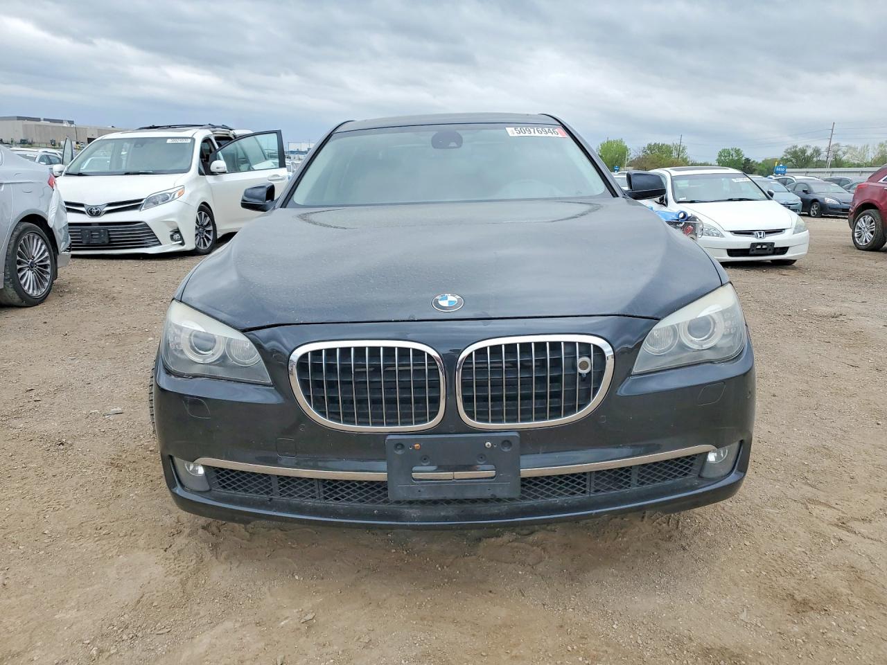 2010 Bmw 750 Li Xdrive Black vin: WBAKC8C52ACY68536