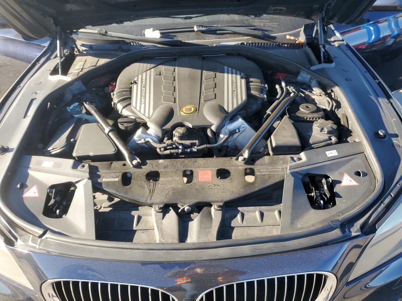 2011 Bmw Alpina B7 Blue vin: WBAKC8C52BC449037