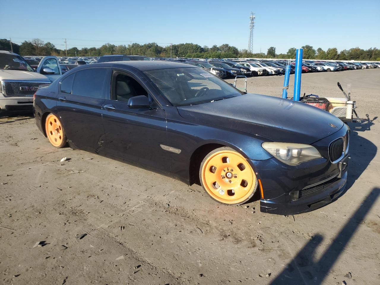 2011 Bmw Alpina B7 Blue vin: WBAKC8C52BC449037