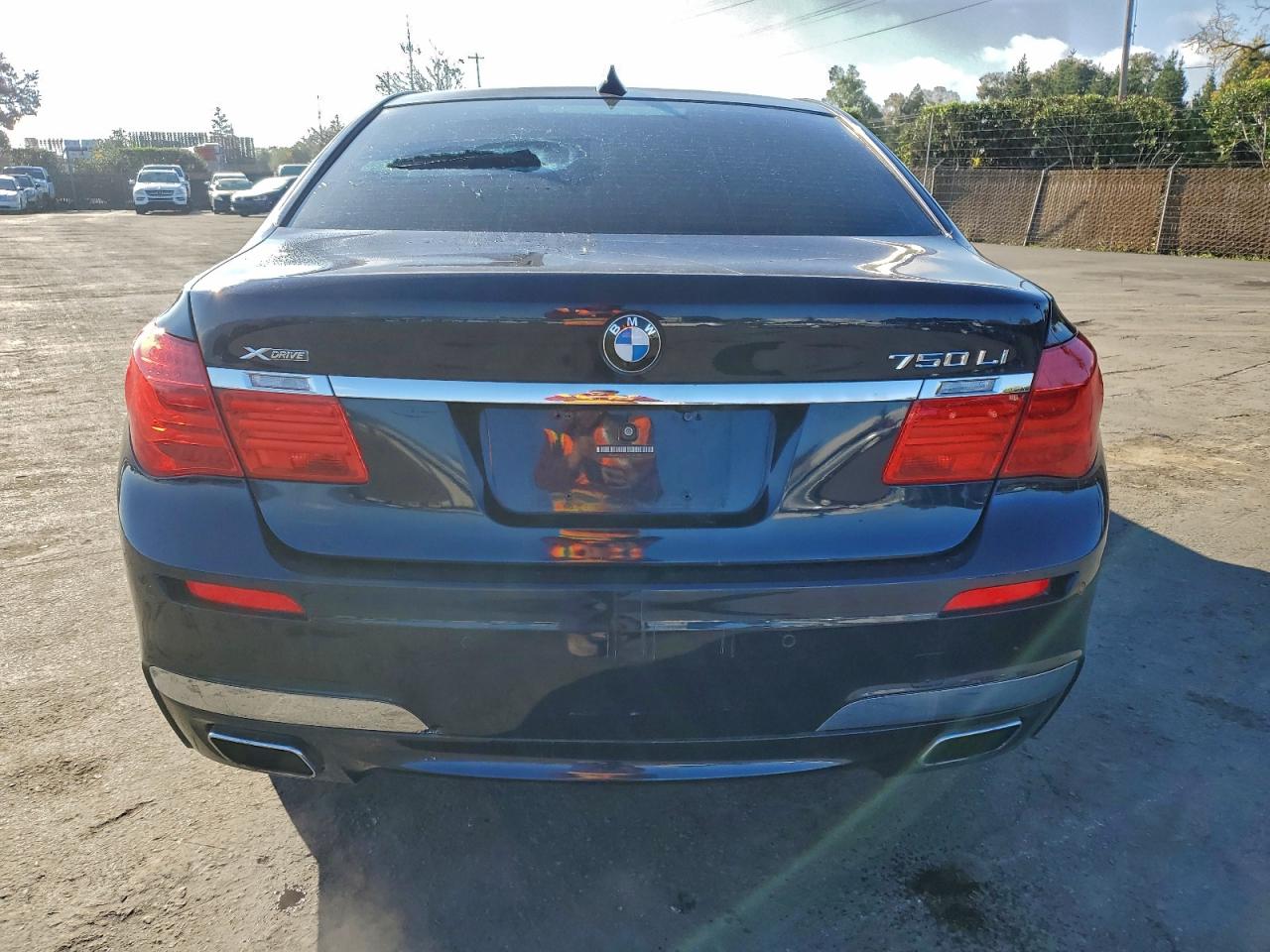2010 Bmw 750 Li Xdrive Black vin: WBAKC8C53AC430074