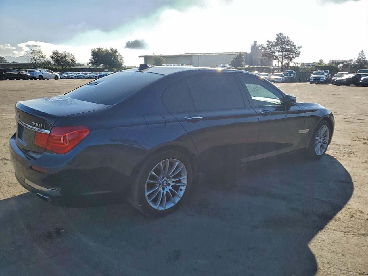 2010 Bmw 750 Li Xdrive Black vin: WBAKC8C53AC430074