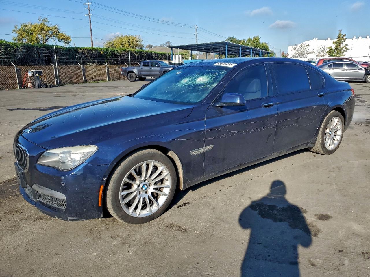 2010 Bmw 750 Li Xdrive Black vin: WBAKC8C53AC430074
