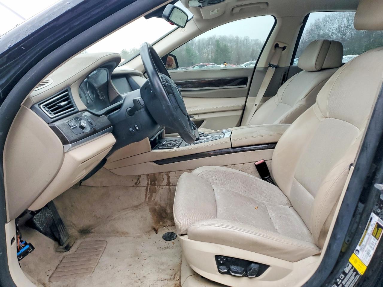 2010 Bmw 750 Li Xdrive Black vin: WBAKC8C53ACY68139